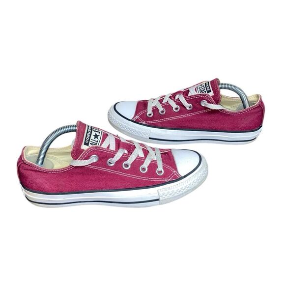 Converse Chuck Taylor All Star Low Top Maroon Shoes W6 M4 Sneakers - Picture 1 of 4